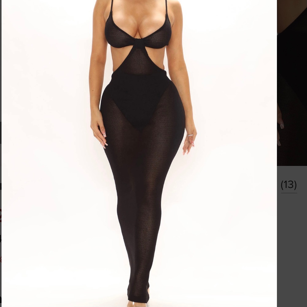 Maxi sheer dress